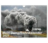 Calendrier 2027 · US Version · Mon calendrier des trains à vapeur 2027 | L'univers vivant du train à vapeur aujourd'hui, en 13 photos · DIN A4 paysage · CALVENDO Calendrier mural