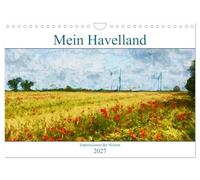 Calendrier 2027 · US Version · Mon Havelland - Impressions de chez moi | Images pittoresques de la région de Havelland · DIN A4 paysage · CALVENDO Calendrier mural