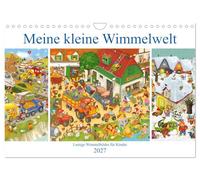 Calendrier 2027 · US Version · Mon petit univers d'objets cachés | Des images amusantes d'objets cachés pour les enfants · DIN A4 paysage · CALVENDO Calendrier mural