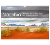 Calendrier 2027 · US Version · Namibie : un rêve de lumière douce et | d'espaces infinis · Un voyage à la découverte des lieux enchanteurs et des… · DIN A3 paysage · CALVENDO Calendrier mural