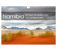 Calendrier 2027 · US Version · Namibie : un rêve de lumière douce et | d'espaces infinis · Un voyage à la découverte des lieux enchanteurs et des… · DIN A4 paysage · CALVENDO Calendrier mural