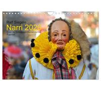 Calendrier 2027 · US Version · Narri Images du carnaval alémanique souabe | Coutumes et culture dans le sud-ouest · DIN A4 paysage · CALVENDO Calendrier mural