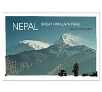 Calendrier 2027 · US Version · NEPAL GREAT HIMALAYA TRAIL | CIRCUIT CULTUREL · À pied à travers un pays étranger · DIN A3 paysage · CALVENDO Calendrier mural