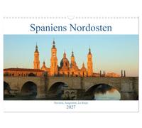 Calendrier 2027 · US Version · Nord-est de l'Espagne | Photos des provinces de Navarre, d'Aragon et de La Rioja · entre les Pyrénées… · DIN A3 paysage · CALVENDO Calendrier mural