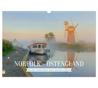 Calendrier 2027 · US Version · Norfolk - Est de l'Angleterre | de la côte de la mer du Nord à travers les marais · Une Angleterre pas comme… · DIN A3 paysage · CALVENDO Calendrier mural