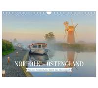 Calendrier 2027 · US Version · Norfolk - Est de l'Angleterre | de la côte de la mer du Nord à travers les marais · Une Angleterre pas comme… · DIN A4 paysage · CALVENDO Calendrier mural