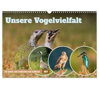 Calendrier 2027 · US Version · Notre diversité ornithologique | un trésor à découvrir et à protéger · Arne Wünsche, photographe spécialisé dans… · DIN A3 paysage · CALVENDO Calendrier mural