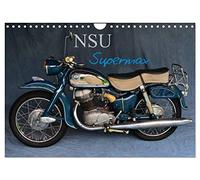 Calendrier 2027 · US Version · NSU Supermax | La NSU Max comptait parmi les motos de 250 cm³ les plus populaires des années… · DIN A4 paysage · CALVENDO Calendrier mural