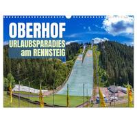 Calendrier 2027 · US Version · Oberhof - Un paradis de vacances sur le | Rennsteig · Une visite en images du centre de sports d' er allemand situé au… · DIN A3 paysage · CALVENDO Calendrier mural