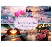 Calendrier 2027 · US Version · Offrir de l'amour et de la gratitude | Des moments pleins de joie et d'inspiration · DIN A3 paysage · CALVENDO Calendrier mural