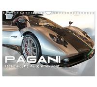 Calendrier 2027 · US Version · Pagani l'art automobile italien | Pagani Hypercars de Modène · DIN A4 paysage · CALVENDO Calendrier mural