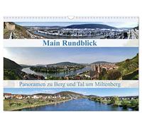 Calendrier 2027 · US Version · Panorama principal | Le Bas-Main bavarois vu sous un autre angle que celui des motifs habituels des… · DIN A3 paysage · CALVENDO Calendrier mural