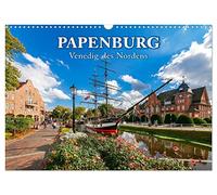 Calendrier 2027 · US Version · Papenburg - La Venise du Nord | La ville enchantée de Papenburg, avec ses canaux et ses ponts-levis · DIN A3 paysage · CALVENDO Calendrier mural