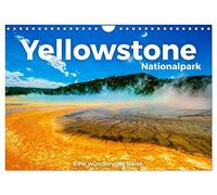 Calendrier 2027 · US Version · Parc national de Yellowstone | Un voyage merveilleux · Le parc national de Yellowstone · Où trouverait-on un… · DIN A4 paysage · CALVENDO Calendrier mural