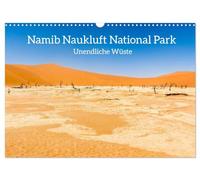 Calendrier 2027 · US Version · Parc national du Namib-Naukluft | Le désert infini · L'univers fascinant des déserts de Namibie · DIN A3 paysage · CALVENDO Calendrier mural