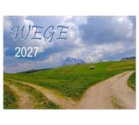 Calendrier 2027 · US Version · Parcours 2027 | Sentiers, chemins et routes, 13 motifs · DIN A3 paysage · CALVENDO Calendrier mural