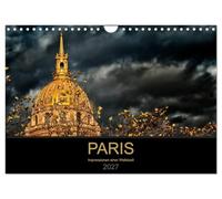 Calendrier 2027 · US Version · Paris - Impressions d'une ville cosmopolite | Impressions photographiques de la ville cosmopolite de Paris · DIN A4 paysage · CALVENDO Calendrier mural