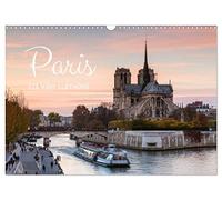 Calendrier 2027 · US Version · Paris - La Ville Lumière | Les monuments et les points de vue insoupçonnés de Paris · DIN A3 paysage · CALVENDO Calendrier mural