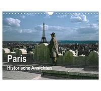Calendrier 2027 · US Version · Paris - Vues d'époque | Paris · La ville de l'amour à travers des illustrations historiques · DIN A4 paysage · CALVENDO Calendrier mural