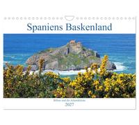 Calendrier 2027 · US Version · Pays basque espagnol | Des images fascinantes de Bilbao et de la côte atlantique basque · DIN A4 paysage · CALVENDO Calendrier mural