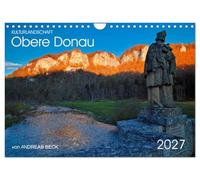 Calendrier 2027 · US Version · Paysage culturel du Haut-Danube | Les traces de l'histoire dans la vallée du Haut-Danube · DIN A4 paysage · CALVENDO Calendrier mural