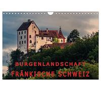 Calendrier 2027 · US Version · Paysage des châteaux de la Suisse | franconienne · Galerie des plus beaux châteaux de la Suisse franconienne · DIN A4 paysage · CALVENDO Calendrier mural