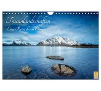 Calendrier 2027 · US Version · Paysages de rêve - Un voyage à travers | l'Europe · Des paysages magnifiques · Un voyage à travers l'Europe · DIN A4 paysage · CALVENDO Calendrier mural