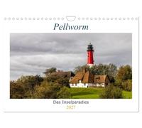 Calendrier 2027 · US Version · Pellworm - L'île paradisiaque | Des photos évocatrices de cette île paradisiaque de la mer du Nord, de jour… · DIN A4 paysage · CALVENDO Calendrier mural