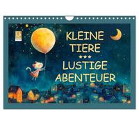 Calendrier 2027 · US Version · Petits animaux - Aventures amusantes | Histoires drôles d'animaux pour les petits · DIN A4 paysage · CALVENDO Calendrier mural