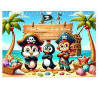 Calendrier 2027 · US Version · Petits pirates, grands rêves | Un calendrier pour les jeunes explorateurs · Aventure et divertissement pour… · DIN A4 paysage · CALVENDO Calendrier mural