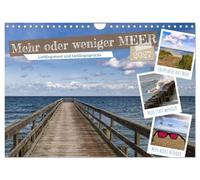 Calendrier 2027 · US Version · Plus ou moins de mer | Mes photos préférées de la mer et mes citations préférées · DIN A4 paysage · CALVENDO Calendrier mural