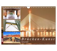 Calendrier 2027 · US Version · Ponts - Art | Les ponts sont des liaisons entre les montagnes, entre les continents et, pour… · DIN A4 paysage · CALVENDO Calendrier mural