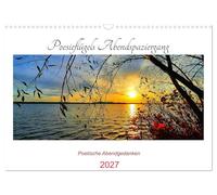 Calendrier 2027 · US Version · Promenade nocturne « Poetry Wing | Le romantisme du coucher de soleil rencontre la réflexion poétique · DIN A3 paysage · CALVENDO Calendrier mural