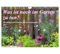 Calendrier 2027 · US Version · Quelles autres tâches reste-t-il à accomplir | dans le jardin · Conseils et remarques pour l'année de jardinage · DIN A4 paysage · CALVENDO Calendrier mural