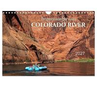 Calendrier 2027 · US Version · Quelques images du fleuve Colorado | Un spectacle naturel hors du commun : des paysages à couper le souffle et des… · DIN A4 paysage · CALVENDO Calendrier mural
