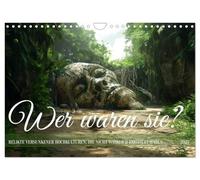 Calendrier 2027 · US Version · Qui étaient-ils | Découvrez des civilisations disparues et des secrets extraterrestres · DIN A4 paysage · CALVENDO Calendrier mural