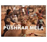 Calendrier 2027 · US Version · Rajasthan, Inde - Pushkar Mela | Le grand festival folklorique vivant du nord de l'Inde, au cœur d'un calendrier… · DIN A4 paysage · CALVENDO Calendrier mural