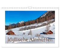 Calendrier 2027 · US Version · Refuges alpins idylliques | Refuges de montagne dans la province de Salzbourg · DIN A4 paysage · CALVENDO Calendrier mural
