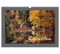 Calendrier 2027 · US Version · Refuges | L'art numérique qui fait rêver · DIN A3 paysage · CALVENDO Calendrier mural