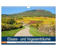 Calendrier 2027 · US Version · Rêves d'Alsace et des Vosges | Avec ses villages pittoresques nichés au cœur des vignobles et des montagnes… · DIN A4 paysage · CALVENDO Calendrier mural