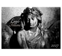 Calendrier 2027 · US Version · Rêves d'anges | De magnifiques figurines d'anges pour vous accompagner tout au long de l'année · DIN A3 paysage · CALVENDO Calendrier mural