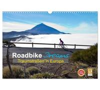 Calendrier 2027 · US Version · Rêves de vélo de route. Les routes de rêve | en Europe · Des photos spectaculaires de vélos de route prises lors d'un voyage… · DIN A3 paysage · CALVENDO Calendrier mural