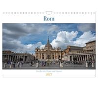 Calendrier 2027 · US Version · Rome - Histoire, splendeur et ruelles | Une année dans la ville éternelle · DIN A4 paysage · CALVENDO Calendrier mural