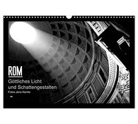 Calendrier 2027 · US Version · Rome - Lumière divine et silhouettes d'ombre | Rome n'est pas seulement considérée comme la « ville éternelle », mais elle est… · DIN A3 paysage · CALVENDO Calendrier mural