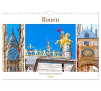 Calendrier 2027 · US Version · Rouen : une destination de rêve | Rouen, capitale historique de la Normandie, région du nord de la France, mérite… · DIN A4 paysage · CALVENDO Calendrier mural