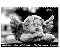 Calendrier 2027 · US Version · Sagesse, citations et aphorismes | Une année riche en réflexions 2027, version AT · Pensées, citations et adages… · DIN A4 paysage · CALVENDO Calendrier mural