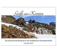 Calendrier 2027 · US Version · Salutations de Carinthie | L'univers fascinant des montagnes sur la route alpine du Grossglockner · DIN A3 paysage · CALVENDO Calendrier mural