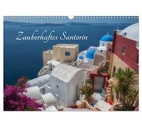 Calendrier 2027 · US Version · Santorin, une île magique | Sur celle que beaucoup considèrent comme la plus belle île des Cyclades… · DIN A3 paysage · CALVENDO Calendrier mural