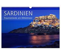 Calendrier 2027 · US Version · Sardaigne : des plages de rêve au bord de la | Méditerranée · Envie de voyages, été, soleil, plage et mer · DIN A3 paysage · CALVENDO Calendrier mural