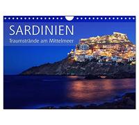 Calendrier 2027 · US Version · Sardaigne : des plages de rêve au bord de la | Méditerranée · Envie de voyages, été, soleil, plage et mer · DIN A4 paysage · CALVENDO Calendrier mural